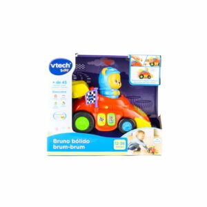 Vehículo De Carreras Bruno Bólido Brum-Brum VTECH Posee +45 Sonidos