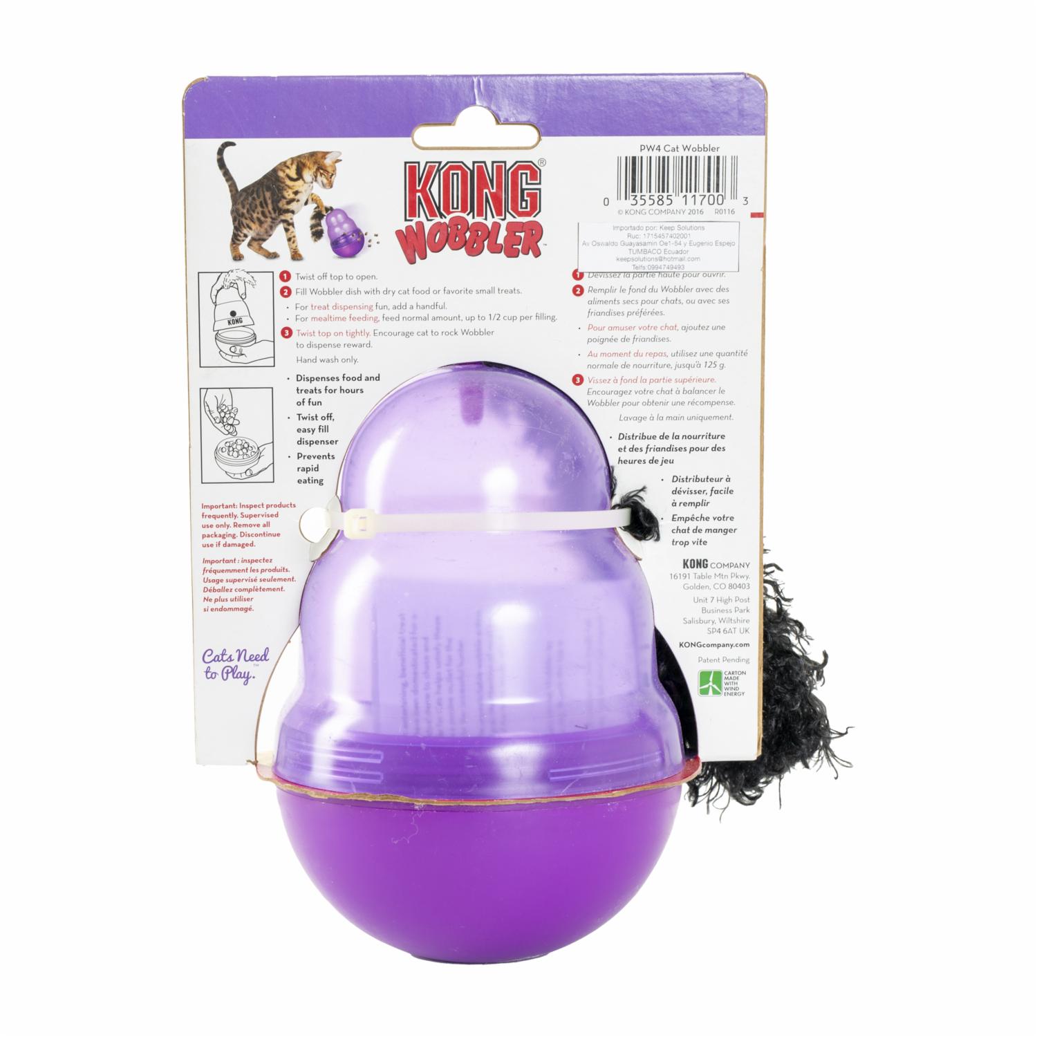 Dispensador De Alimentos Seco Para Gato KONG Mediano