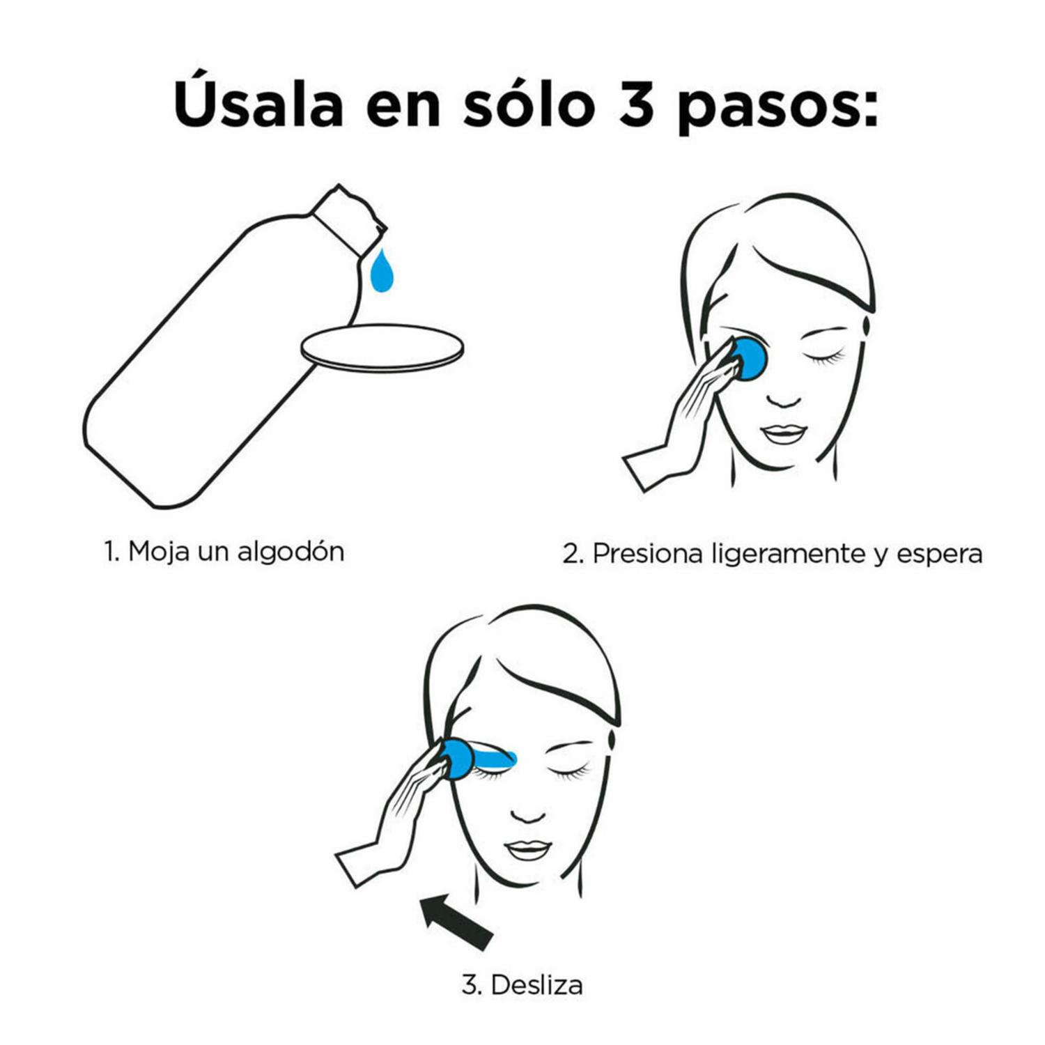 Agua Micelar En Aceite Para Maquillaje A Prueba De Agua GARNIER SKIN ACTIVE 400 Ml