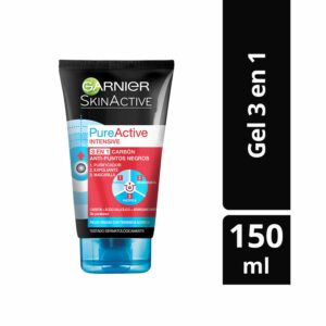 Limpiador Facial Pure Active Intensive 3 En 1 Carbón GARNIER SKIN ACTIVE 150 Ml