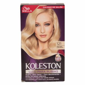 Tinte Capilar Kit N121 Rubio Cenizo Claro KOLESTON 50 Ml