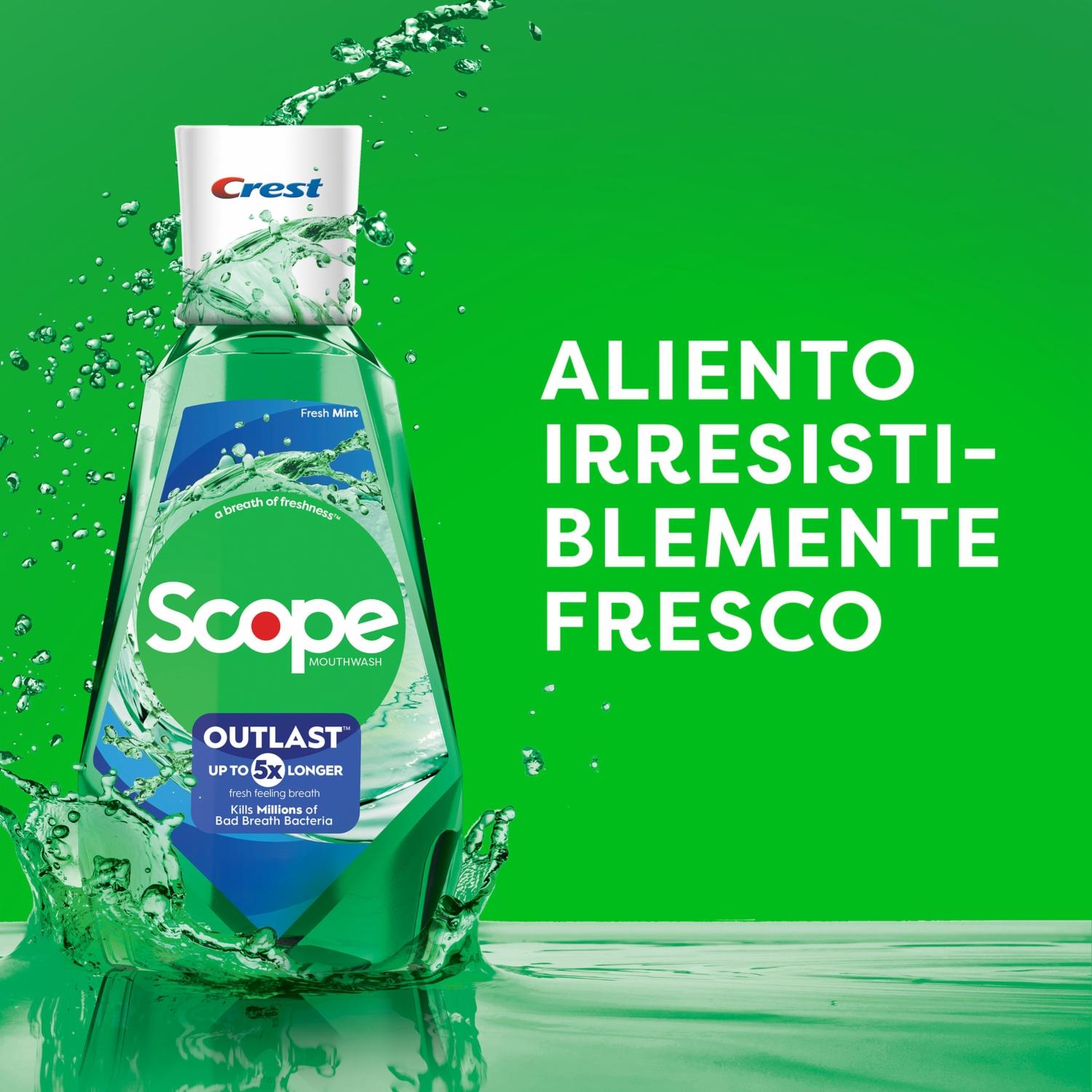 Enjuague Bucal Scope 5X Outlast CREST 1000 Ml - Megamaxi, image size:1500x1500