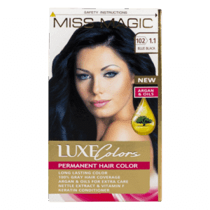 Tinte De Cabello MISS MAGIC Color Negro Azulado 1.1