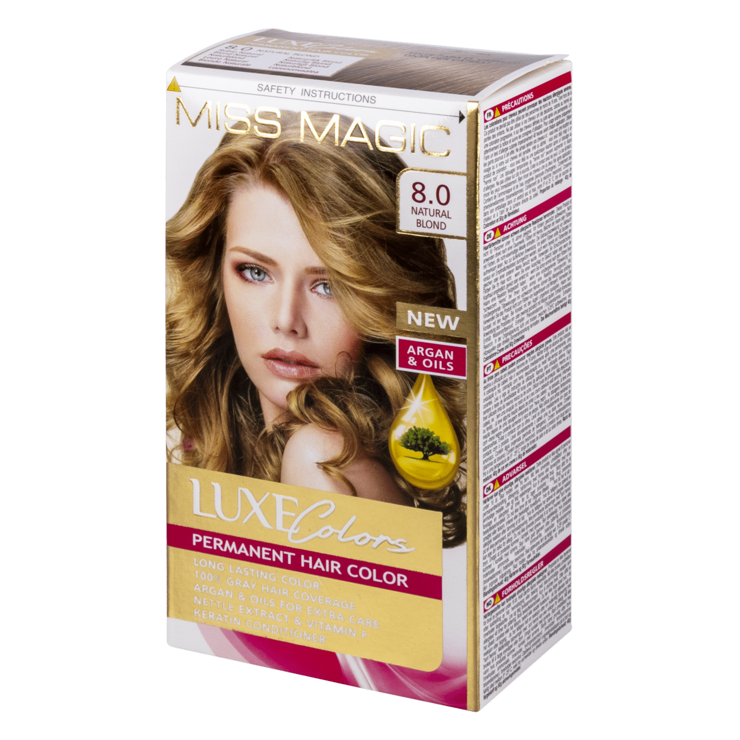Tinte De Cabello MISS MAGIC Colors Rubio Natural 8.0 - Imagen 2