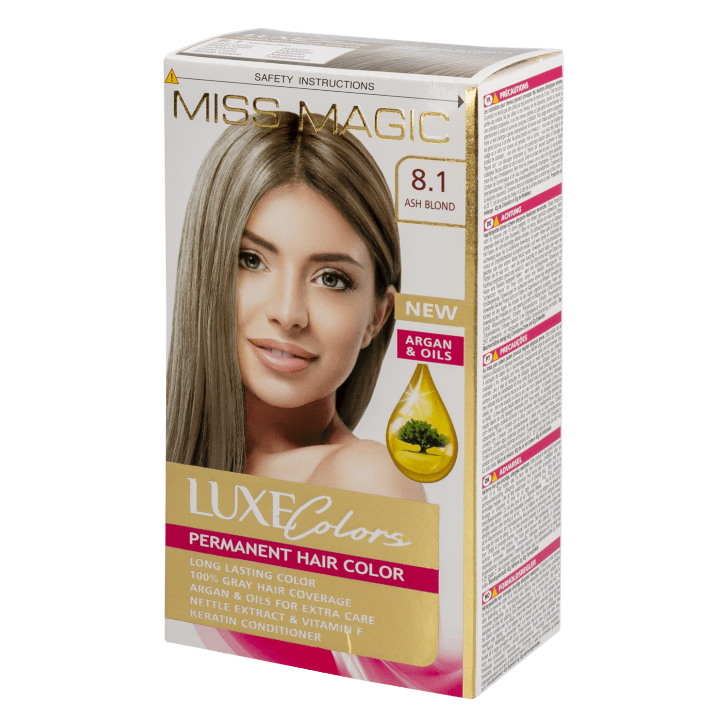 Tinte De Cabello MISS MAGIC Colors Rubio Cenizo 8.1 - Imagen 2