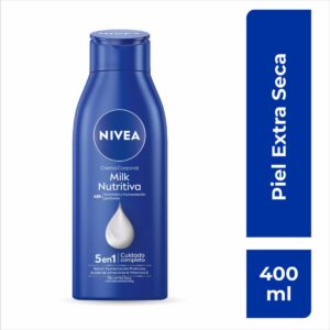 Crema Corporal Milk Nutritiva Piel Extra Seca NIVEA 400 Ml