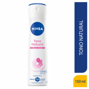 Desodorante En Spray Para Dama Tono Natural Classic Touch NIVEA 150 Ml