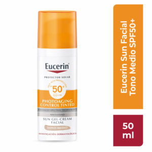Protector Solar Facial Creme Con Color Facial Spf 50 EUCERIN 50 Ml