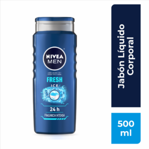 Gel De Ducha 3 En 1 Fresh Ice NIVEA MEN 500 Ml
