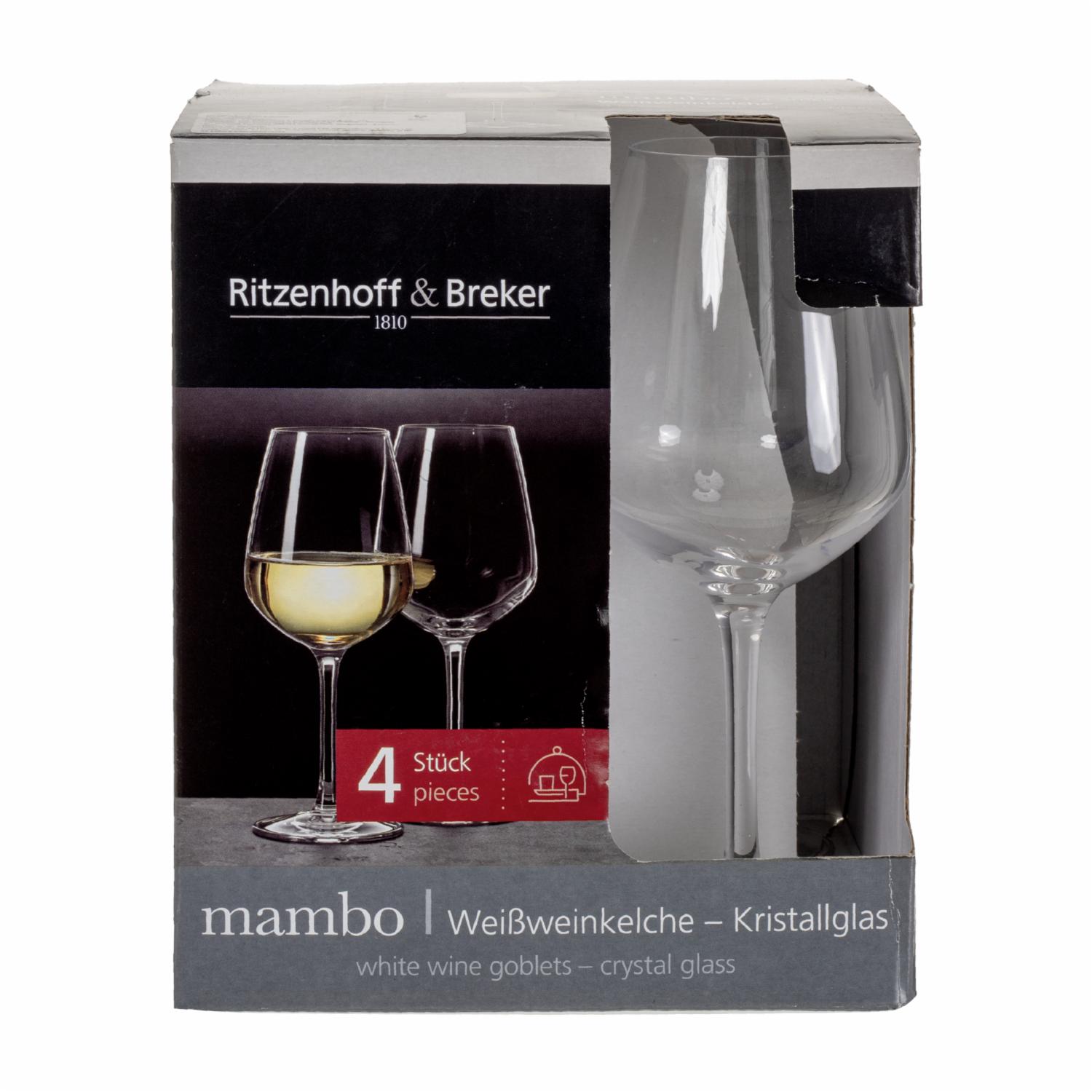 Copa De Cristal Para Vino Blanco RITZENHOFF & BREKER Set X 4 Uds