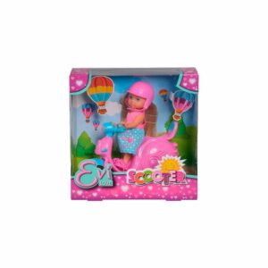 Set De Juego Muñeca Con Moto Vespa EVI LOVE Incluye Casco