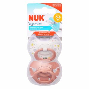 Entretenedor Nuk Silicona 1 De 0 a 6 Meses NUK X 2 Uds