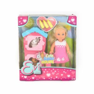 Set De Juego Casa De Conejos EVI LOVE Incluye Muñeca