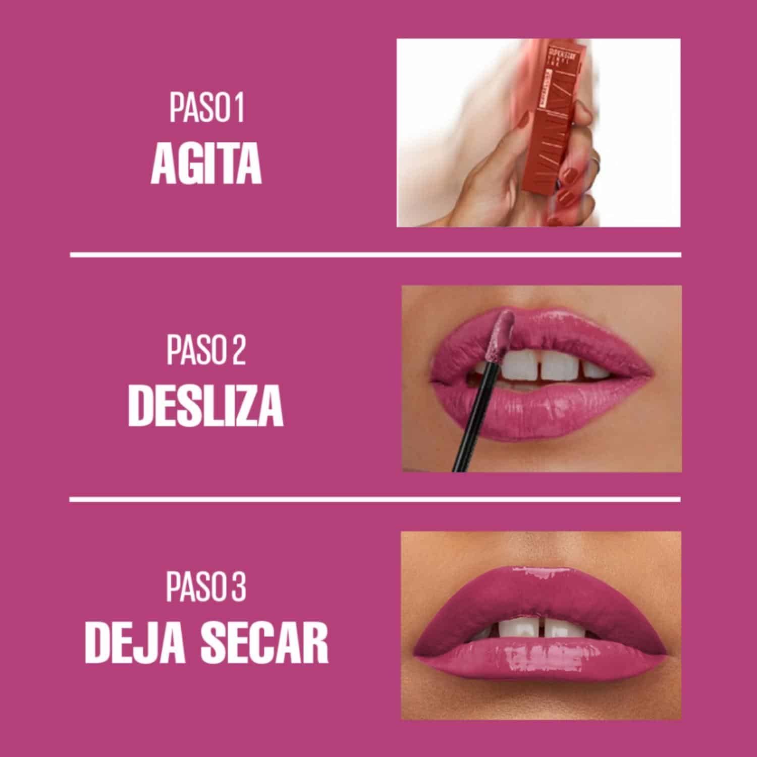 Labial Líquido Superstay Vinyl Ink - Edgy 165 MAYBELLINE NEW YORK 4.20 Ml - Imagen 6