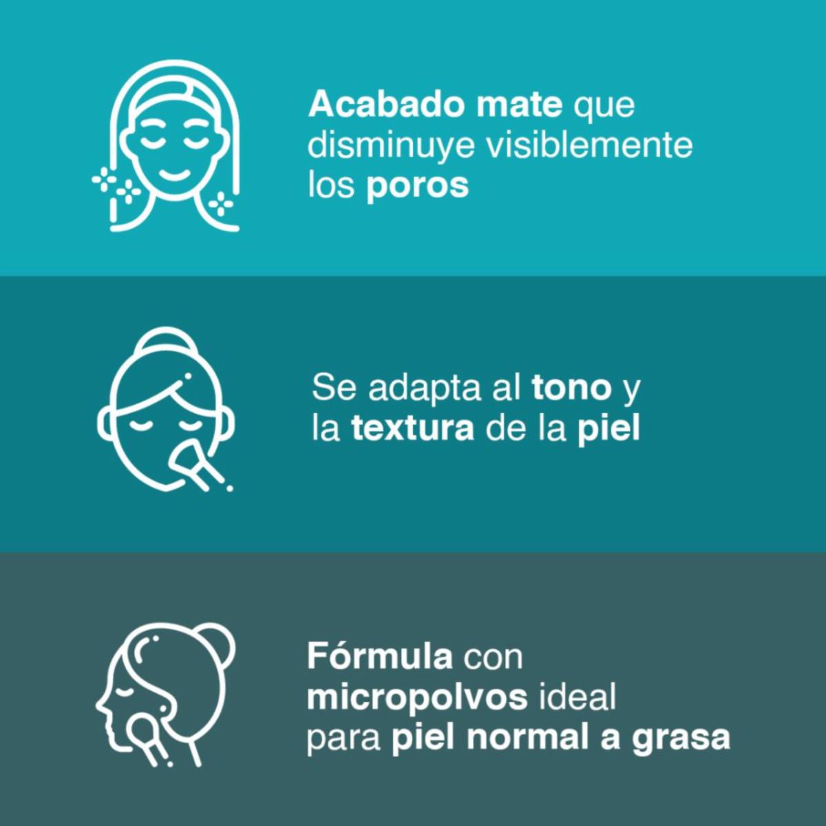 Base De Maquillaje Líquida Fit Me Mate + Poreless Fps 22 Tono 120 Classic Ivory MAYBELLINE NEW YORK - Imagen 5