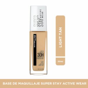 Base De Maquillaje Líquida Super Stay Active Wear Tono 140 Ligth Tan MAYBELLINE NEW YORK