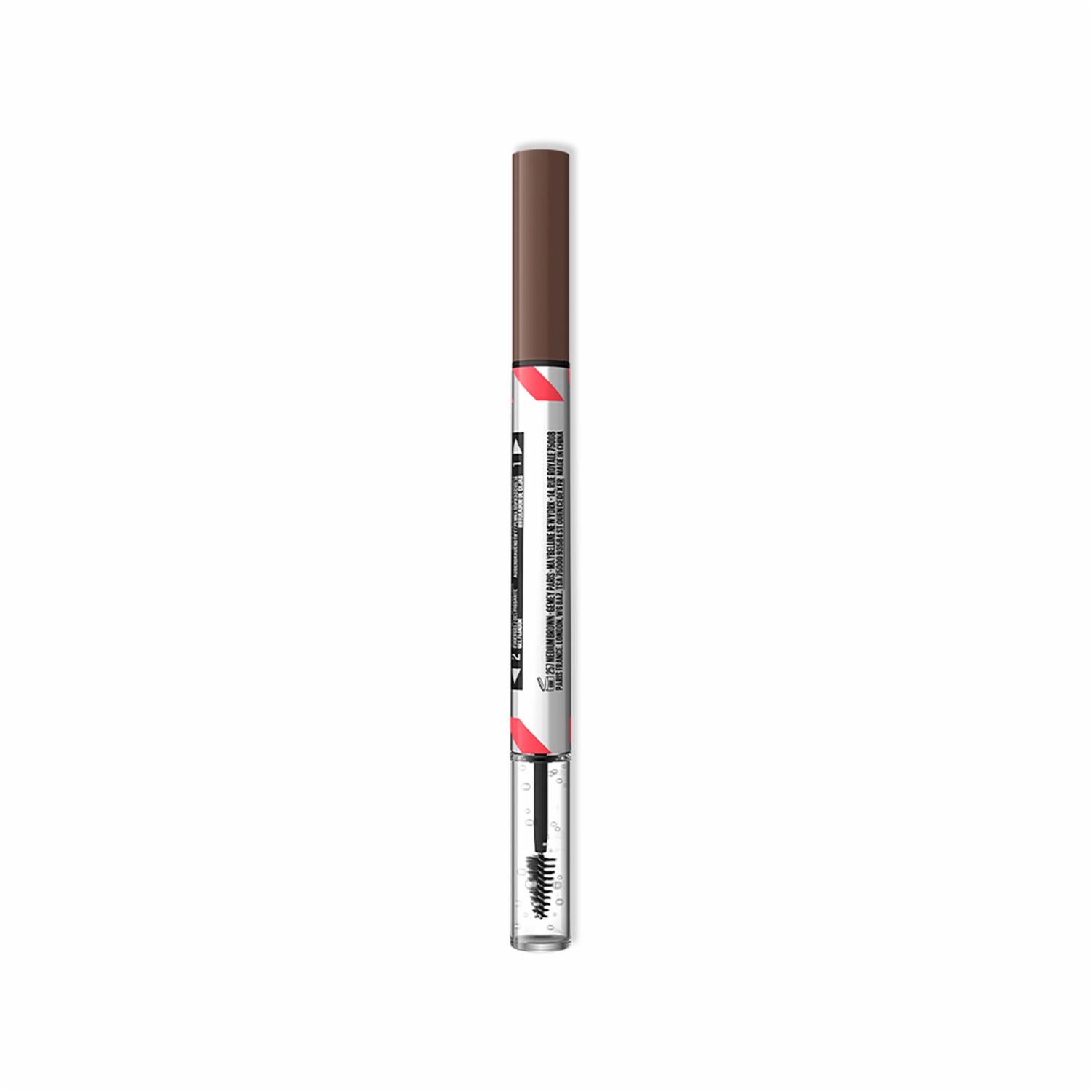 Lápiz De Cejas Build A Brow Tono 260 Medium Brown MAYBELLINE NEW YORK 0,73 G - Imagen 3