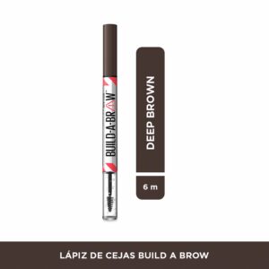 Lápiz De Cejas Build A Brow Tono 255 Deep Brown MAYBELLINE NEW YORK 0,73 G