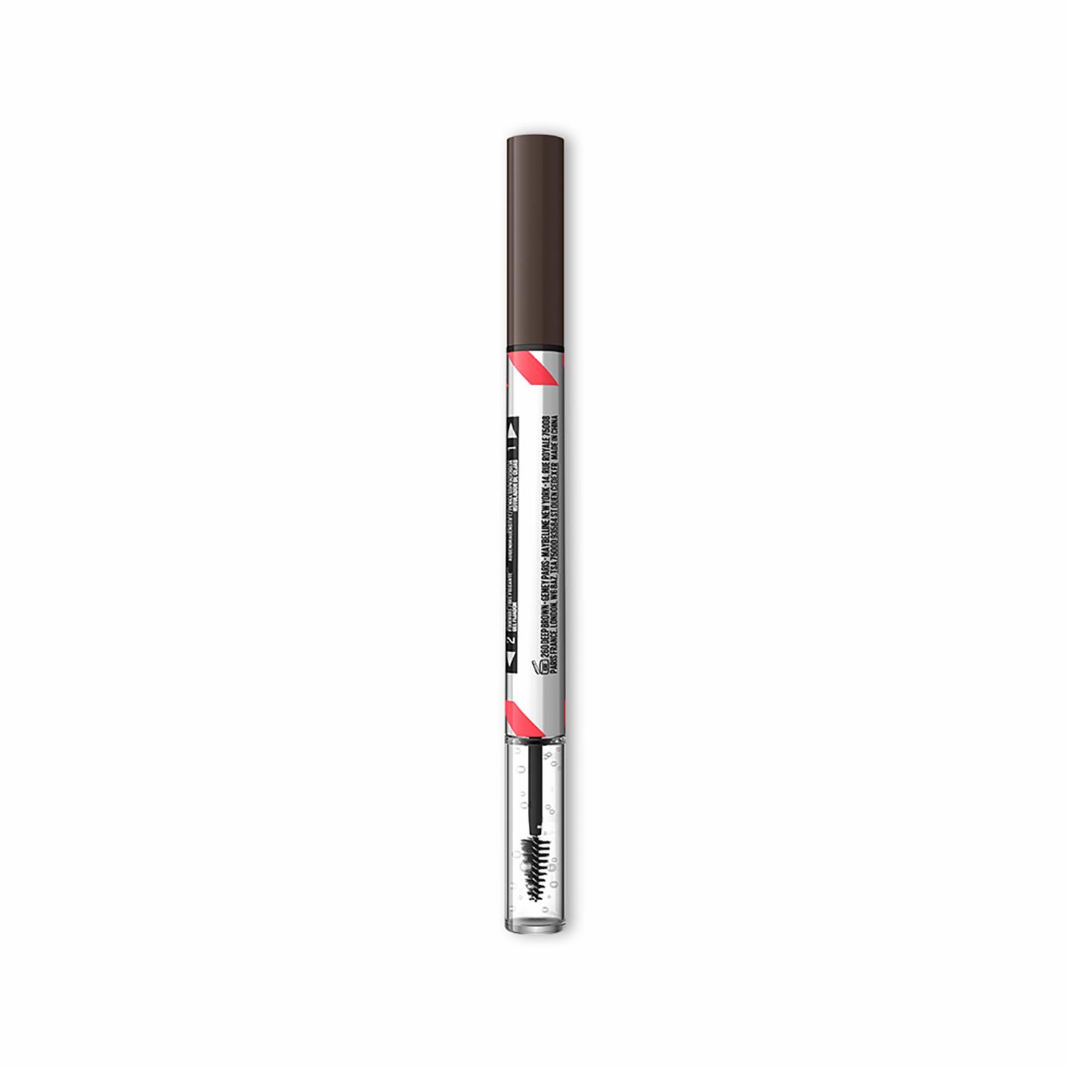 Lápiz De Cejas Build A Brow Tono 255 Deep Brown MAYBELLINE NEW YORK 0,73 G - Imagen 3