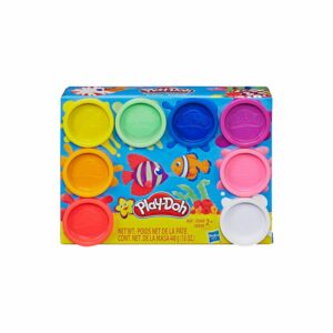 Set De 8 Masas Slime Neón PLAY DOH Modelos Surtidos