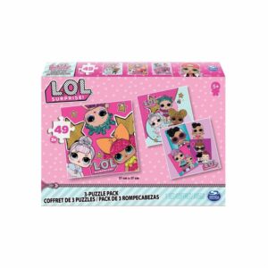 Rompecabezas Pack X 3 L.O.L. SURPRISE! 49 Piezas