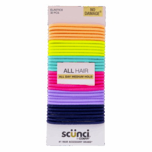 Ligas Deportivas Sin Daños De 4Mm CONAIR Longitud Perfecta 32 Piezas