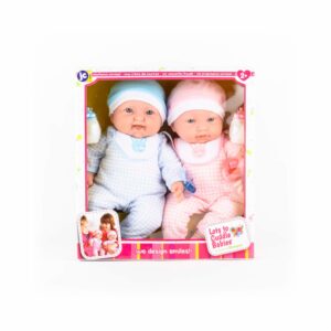 Muñeca Bebé Gemelos JC TOYS Colores Surtidos