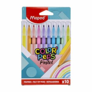 Marcadores Escolares Colores Pastel MAPED X 10 Uds