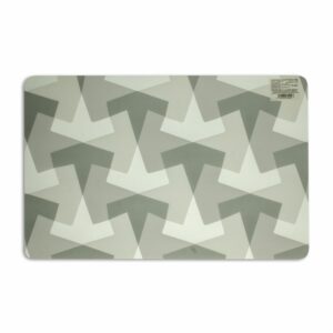 Individual Para Mesa Diseño Geométrico Color Gris HOME SET 42 X 27 Cm