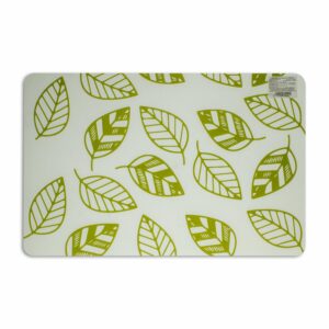 Individual Para Mesa Diseño Hojas Color Verde HOME SET 42 X 27 Cm