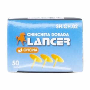 Chincheta Para Corcho Dorada LANCER 50 Uds