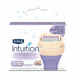 Razuradora Dama Intuition Pure Nourishment Con Barra Acondicionadora SCHICK 4 Cartuchos