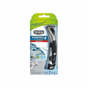 Afeitadora Hombre 4 Titanium Precisión Incluye 1 Pila SCHICK Recortador + Cartucho