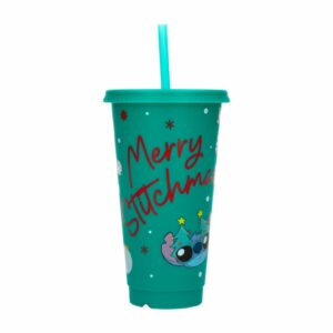 Vaso Con Pitillo Diseño Stitch FUN KIDS Unidad
