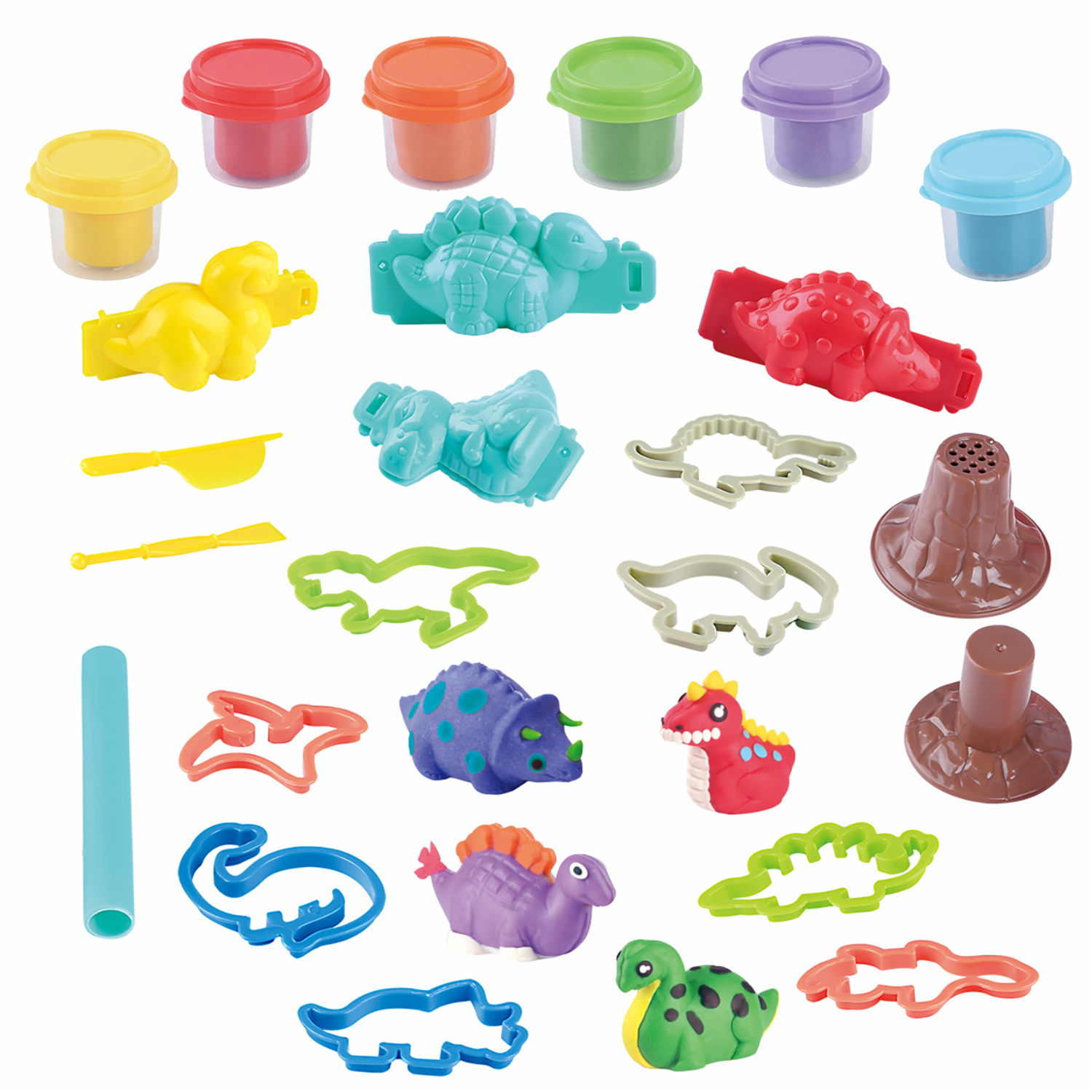 Set De Juego Fiesta De Dinosaurios PLAYGO Incluye Accesorios