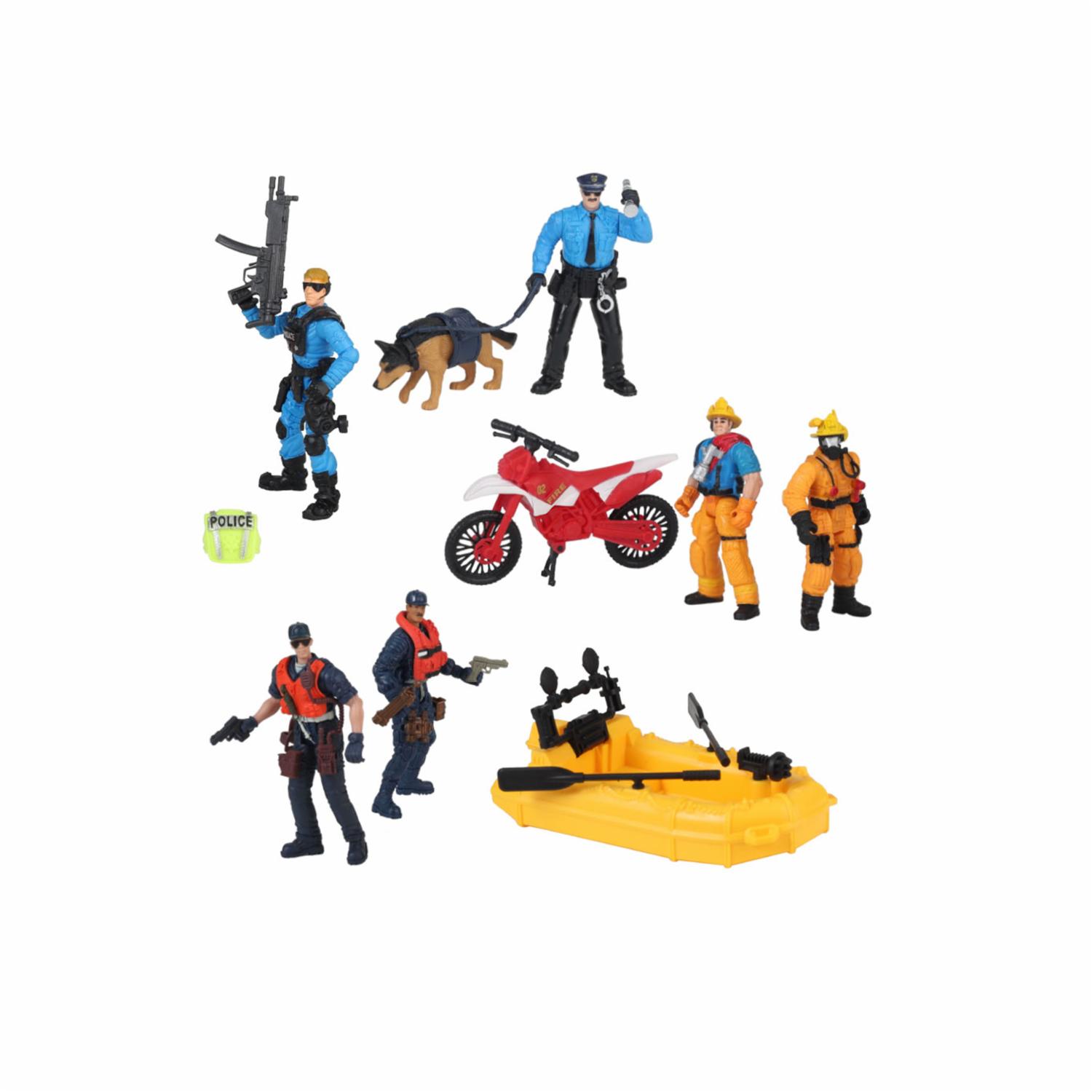 Set De Juego Unidad De Rescate Urbano SOLDIER FORCE 13 Piezas