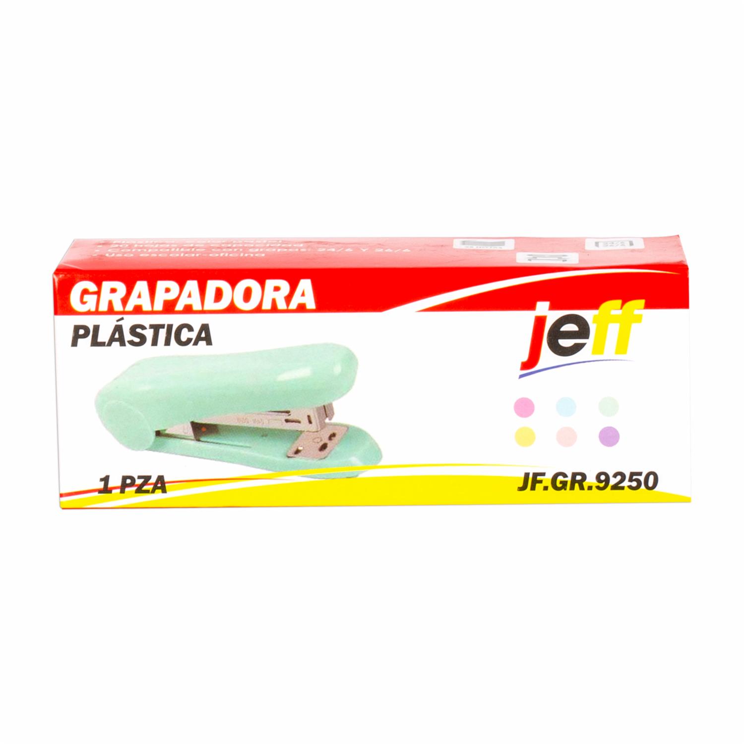 Grapadora De Hojas Plástica Color Pastel N24 LANCER Unidad