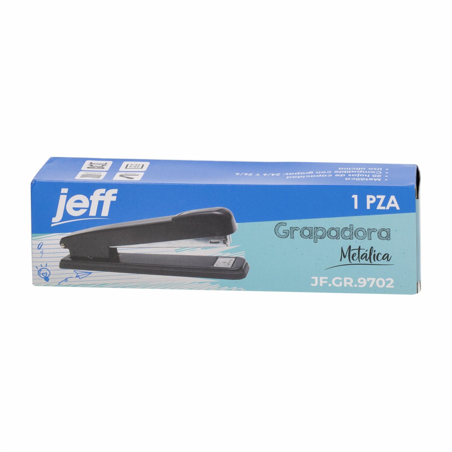Grapadora De Hojas Metálica Grande JEFF Unidad