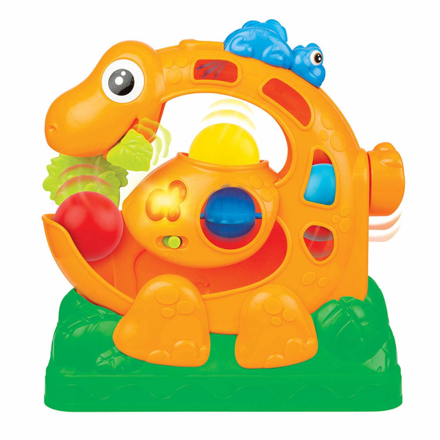 Dinosaurio Saltarín WINFUN Incluye 3 Bolas