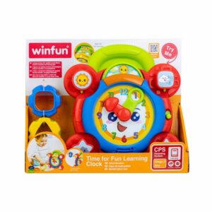 Set De Juego Reloj Educativo WINFUN Posee Sonido