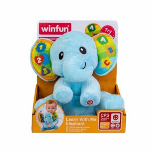 Peluche Elefante Aprende Conmigo WINFUN Posee Sonido