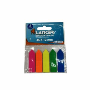 Separador De Hojas Neón LANCER X 125 Uds