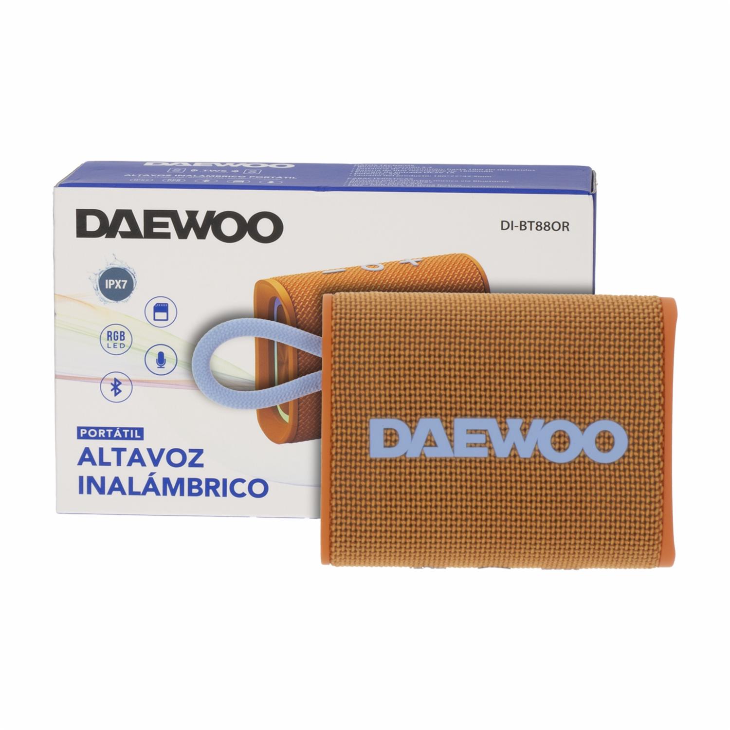 Parlante Portátil DI-BT88 DAEWOO Naranja