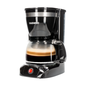 Cafetera Eléctrica Con Filtro Y Jarra De Vidrio Negra DCM-1859 DAEWOO 10-12 Tazas