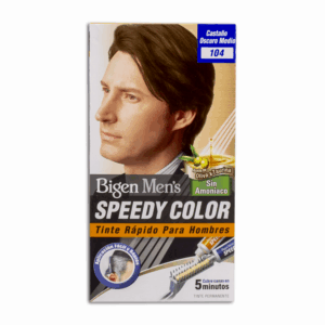 Tinte Para Cabello En Crema Sin Amoníaco N° 104 Castaño BIGEN MEN'S 1 Kit + Peine