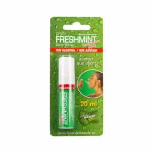 Spray Bucal Antibacterial Sin Alcohol Sin Azúcar FRESHMINT 20 Ml