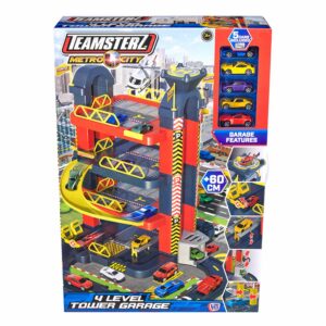 Garaje En Torre 4 Niveles TEAMSTERZ Incluye 5 Vehículos