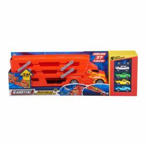 Camión Transportador TEAMSTERZ Incluye 5 Vehículos