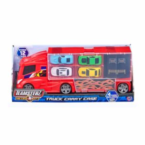 Camión Transportador TEAMSTERZ Incluye 4 Vehículos