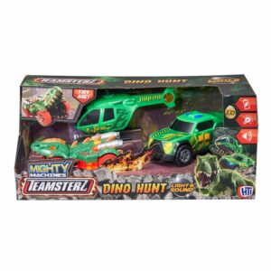 Juego Caza de Dinosaurios TEAMSTERZ Con Luz y Sonido